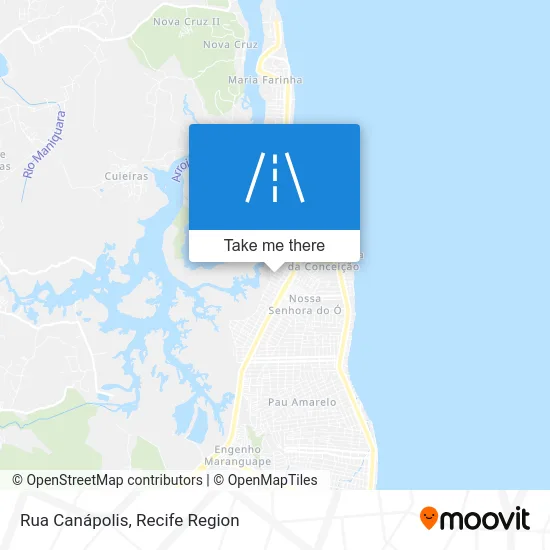 Rua Canápolis map
