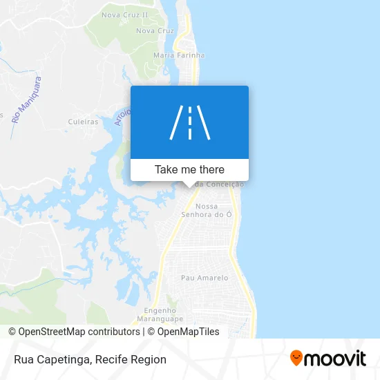 Rua Capetinga map