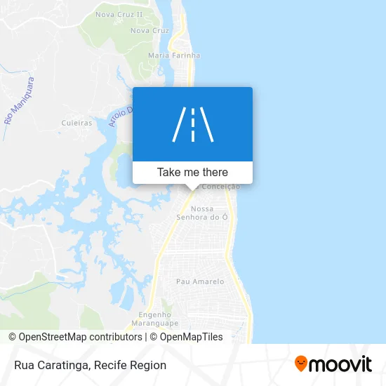 Rua Caratinga map