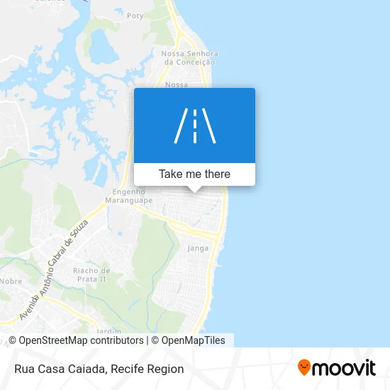 Rua Casa Caiada map