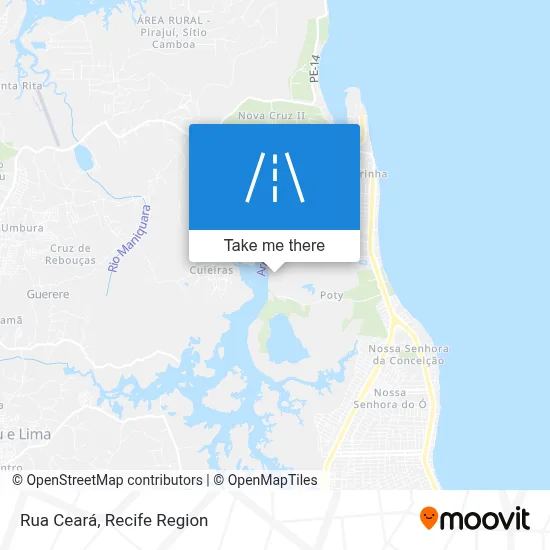 Rua Ceará map