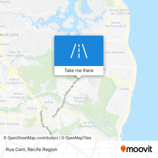 Rua Cem map