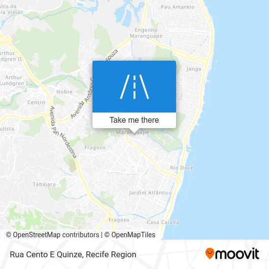 Rua Cento E Quinze map