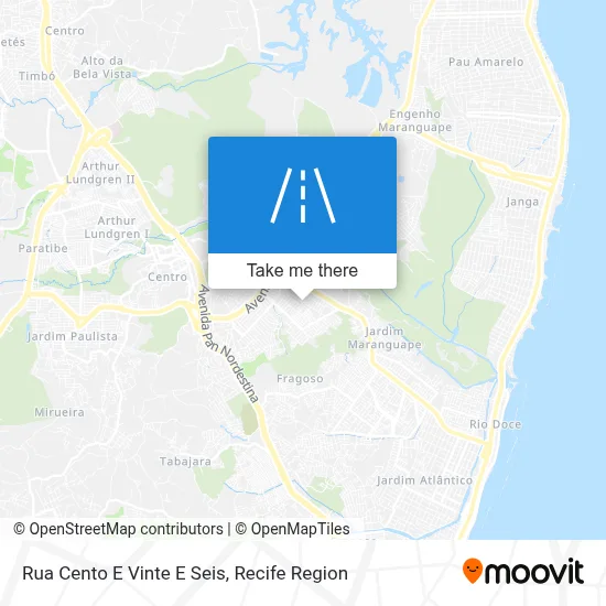 Rua Cento E Vinte E Seis map