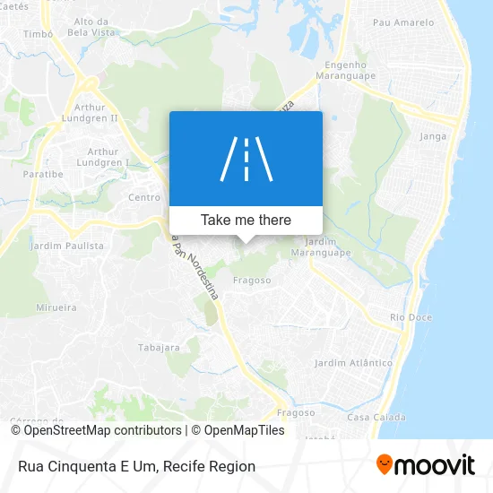 Rua Cinquenta E Um map