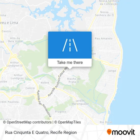 Rua Cinqunta E Quatro map