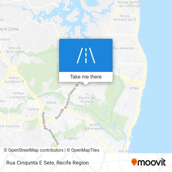 Rua Cinqunta E Sete map