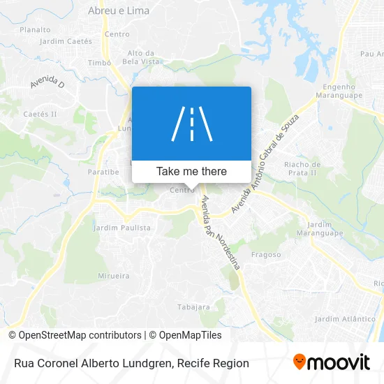 Rua Coronel Alberto Lundgren map
