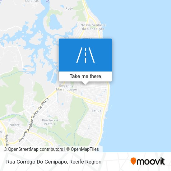Rua Corrégo Do Genipapo map