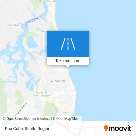 Rua Cuba map