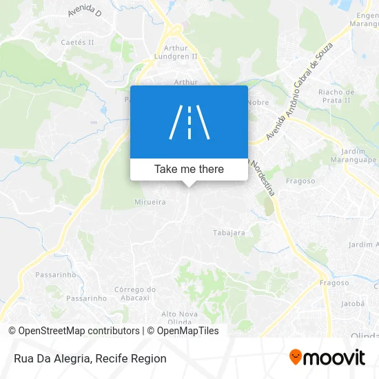 Rua Da Alegria map
