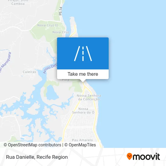Rua Danielle map