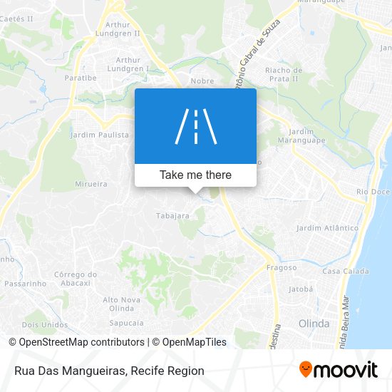 Rua Das Mangueiras map