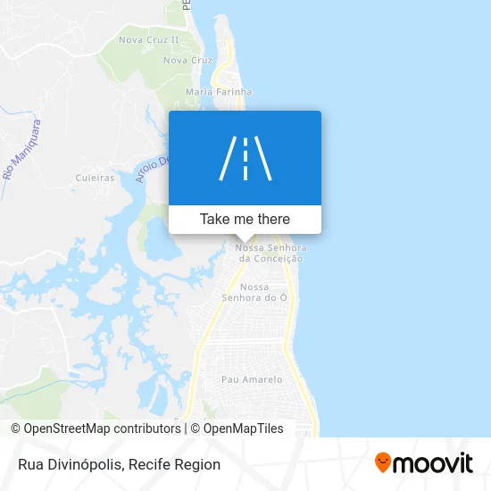 Rua Divinópolis map