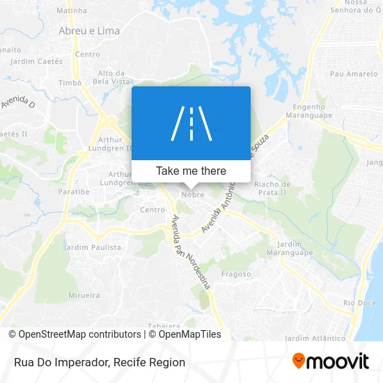 Rua Do Imperador map
