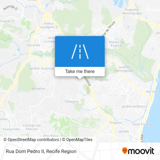 Rua Dom Pedro II map