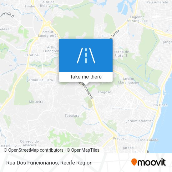 Rua Dos Funcionários map
