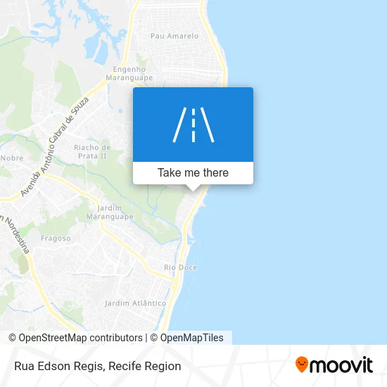 Rua Edson Regis map