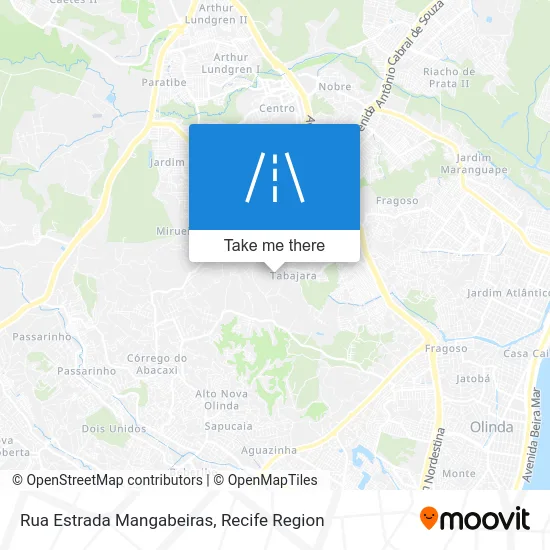 Rua Estrada Mangabeiras map