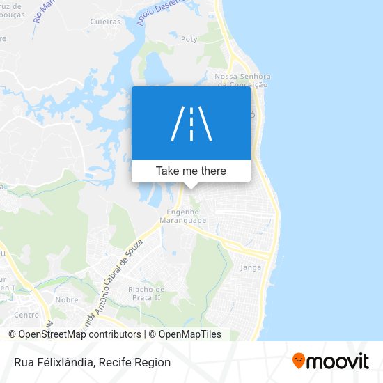 Rua Félixlândia map