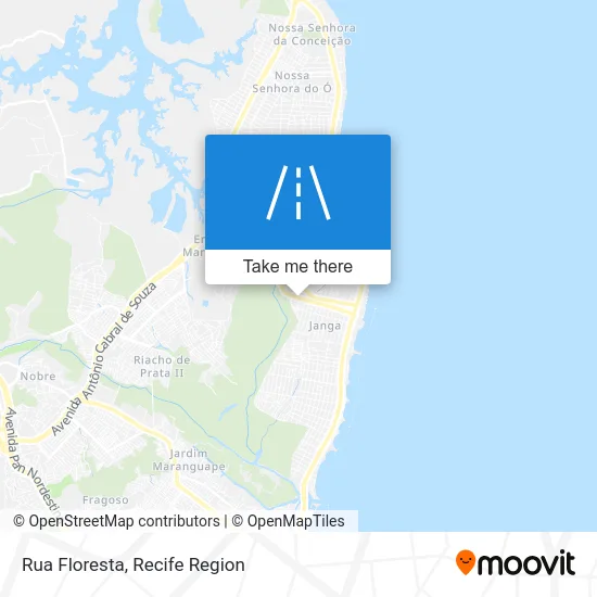 Rua Floresta map