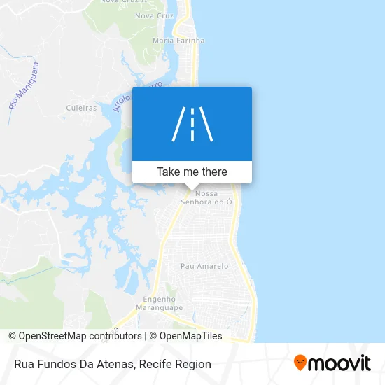 Rua Fundos Da Atenas map