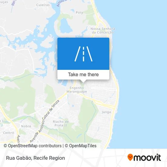 Rua Gabão map