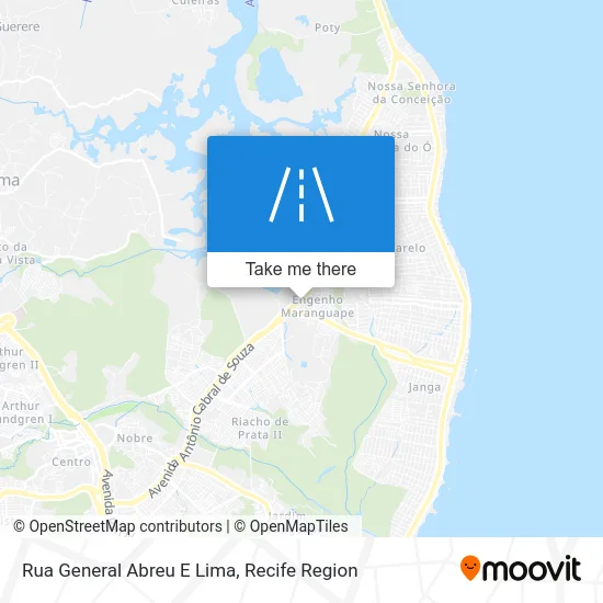 Rua General Abreu E Lima map
