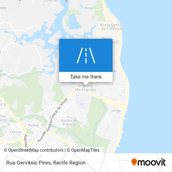 Rua Gervásio Pires map