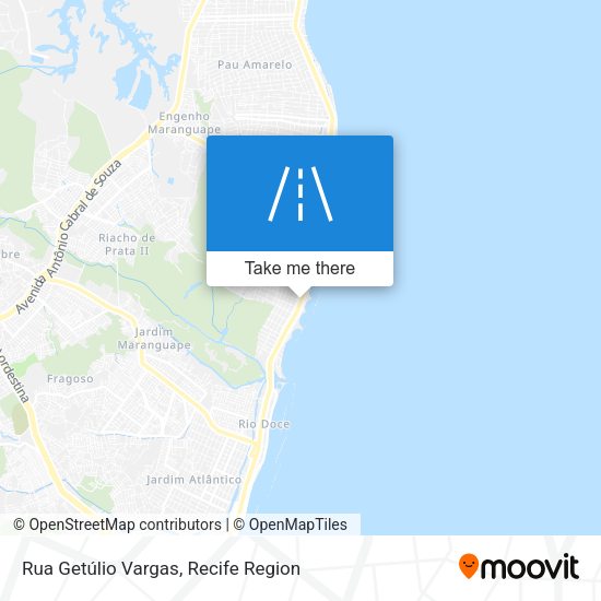 Rua Getúlio Vargas map