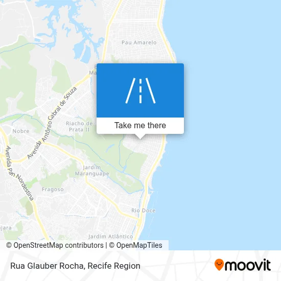Rua Glauber Rocha map