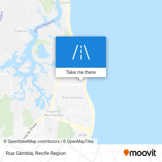 Rua Gâmbia map