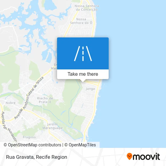 Rua Gravata map