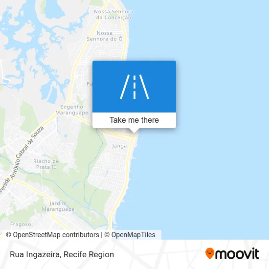 Rua Ingazeira map