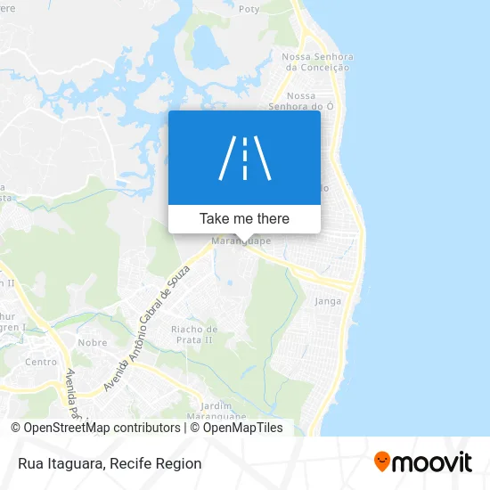 Rua Itaguara map