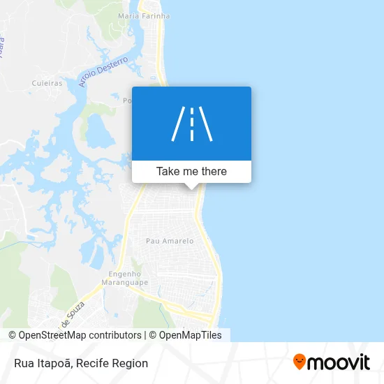 Rua Itapoã map