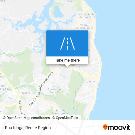 Rua Itinga map