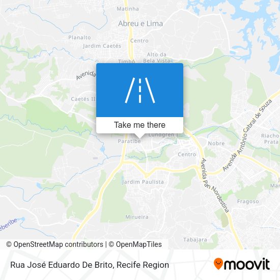Rua José Eduardo De Brito map