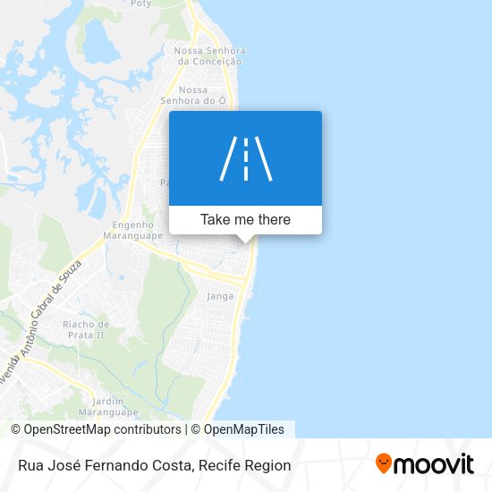 Rua José Fernando Costa map