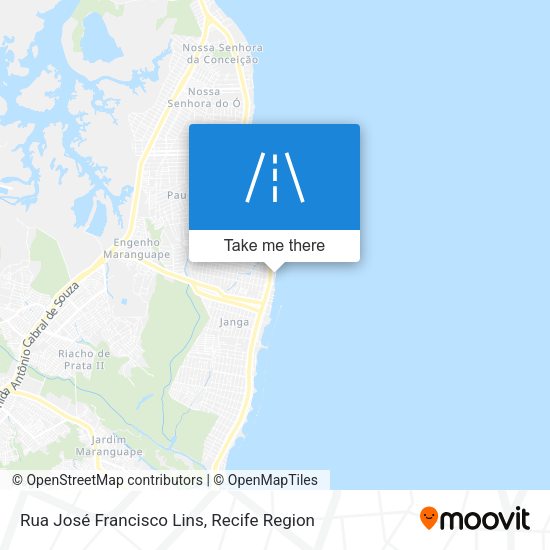Rua José Francisco Lins map