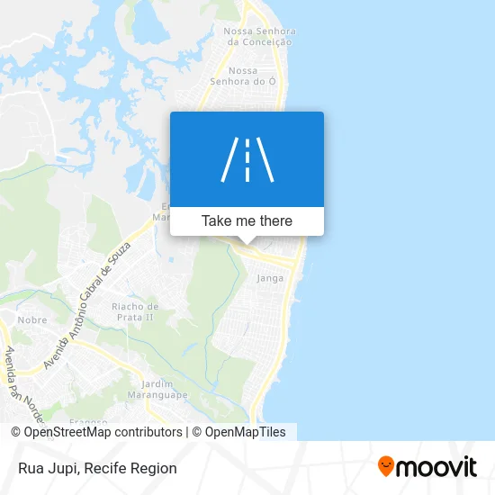 Rua Jupi map