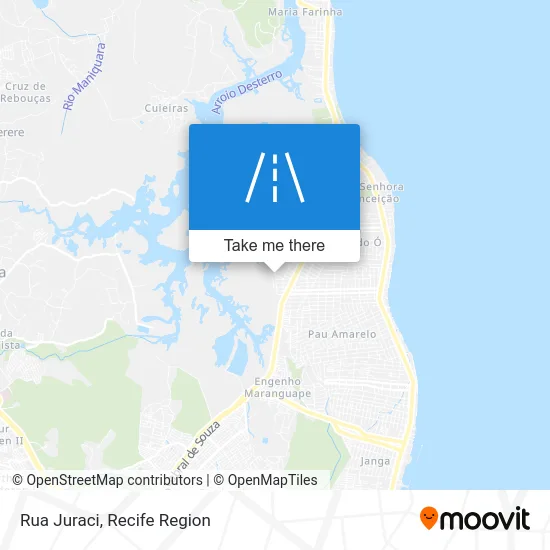 Rua Juraci map