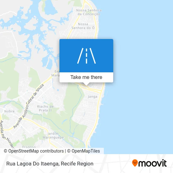Rua Lagoa Do Itaenga map