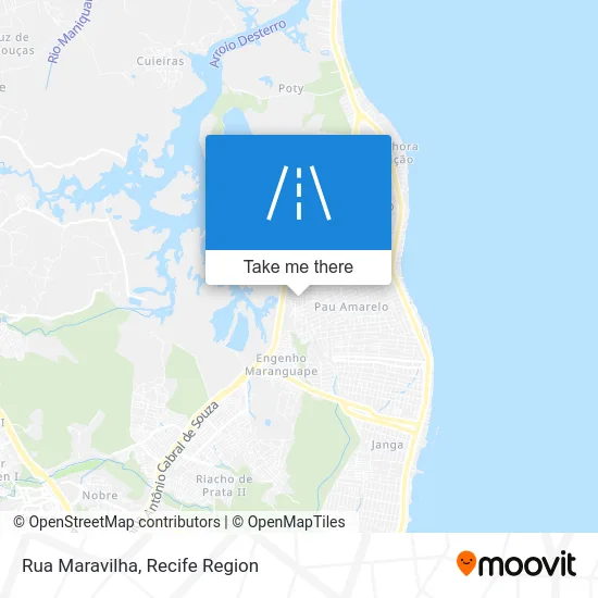 Rua Maravilha map