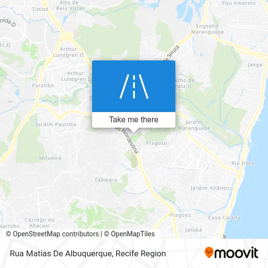 Rua Matias De Albuquerque map
