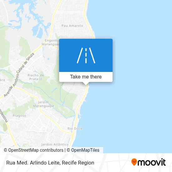 Rua Med. Arlindo Leite map