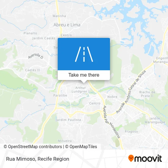Rua Mimoso map