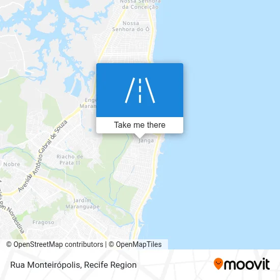 Rua Monteirópolis map