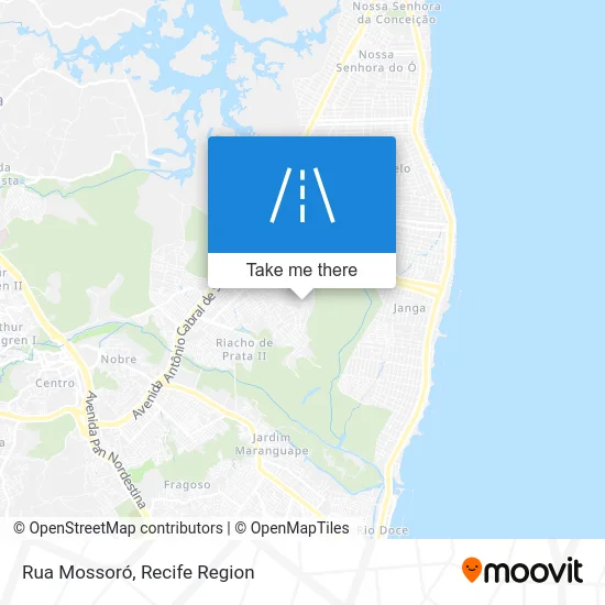 Rua Mossoró map