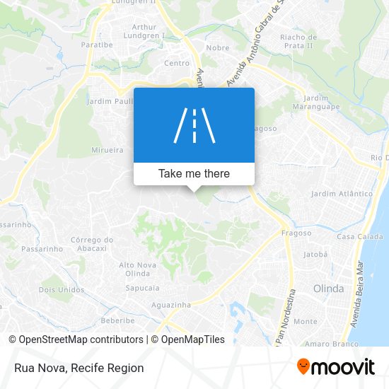 Rua Nova map